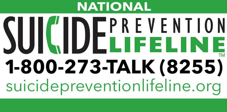 Suicide Preventio Lifeline